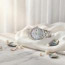 CASIO MTP-1302DS-7A – Reloj Analógico Hombre Acero Inoxidable, Esfera Nácar Blanca, Wr 50M