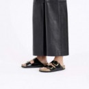 Sandalias Arizona Birko Flor Esmaltado Big Buckle de BIRKENSTOCK
