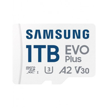 SAMSUNG Tarjeta Memoria Micro Sd+Adaptador 1Tb 160Mb/s EVO PLUS