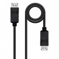 Cable Displayport NANOCABLE 1.2 Macho a Macho 4K (1.5M) - Ref. 10.15.2701-L150