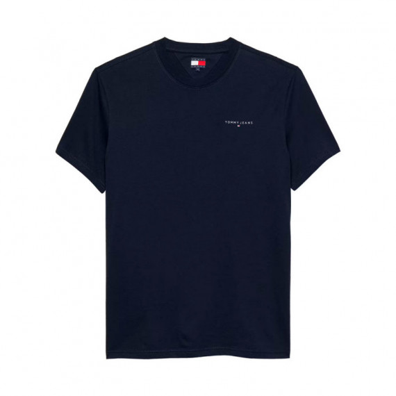 Camiseta slim con logo lineal