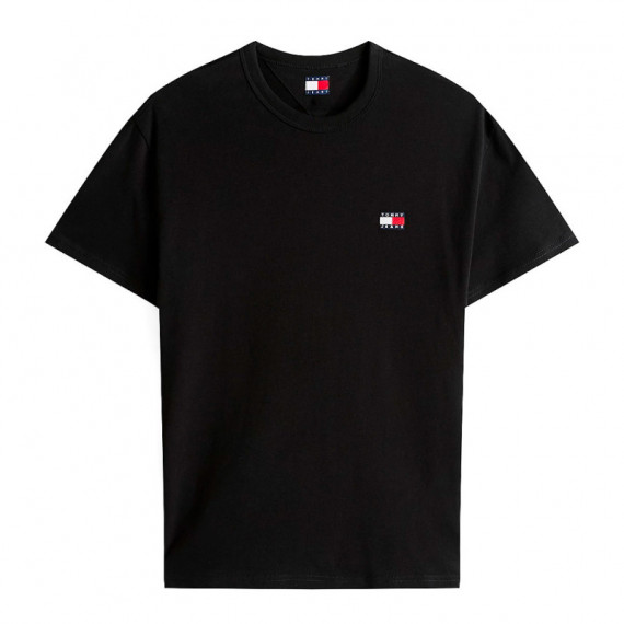 Camiseta de cuello redondo con parche tonal