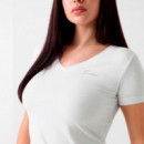 Camiseta con logo de pedrería