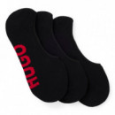PACK 3 calcetines invisibles con logo