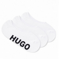 Pack 3 Calcetines Invisibles con Logo  HUGO BOSS