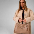 Bolso bandolera con logo Ella