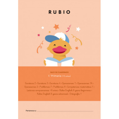 PACK DE CUADERNOS 1 DE PRIMARIA +6 A&Ntilde;OS