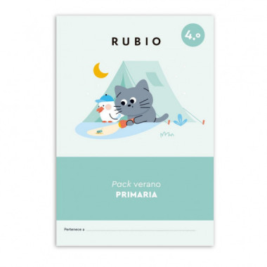 PACK VERANO RUBIO 4.&ordm; DE EDUCACION PRIMARIA (+ 9 A&Ntilde;OS)