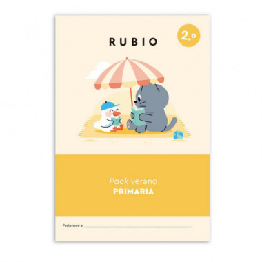 PACK VERANO RUBIO 2.&ordm; DE EDUCACION PRIMARIA (+ 7 A&Ntilde;OS)