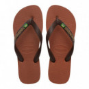 HAVAIANAS Brasil Logo Marron