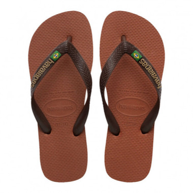 HAVAIANAS BRASIL LOGO MARRON