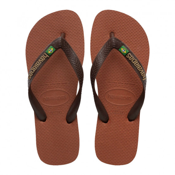 HAVAIANAS Brasil Logo Marron