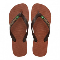 HAVAIANAS Brasil Logo Marron