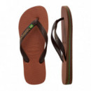 HAVAIANAS Brasil Logo Marron