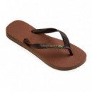 HAVAIANAS Brasil Logo Marron