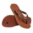 HAVAIANAS Brasil Logo Marron