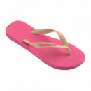 HAVAIANAS TOP LOGO POP UP ROSA