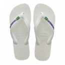 HAVAIANAS Brasil Logo Blanco