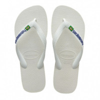 HAVAIANAS Brasil Logo Blanco