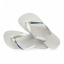 HAVAIANAS Brasil Logo Blanco