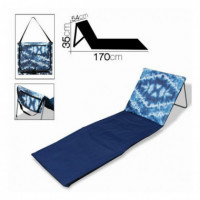 Colchoneta Tumbona Plegable con Respaldo Ajustable 170X54X35CM
