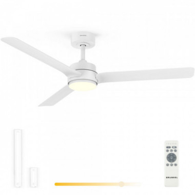Ventilador de Techo Grunkel SKYEASY52 con Luz LED 18W y Mando a Distancia (52")