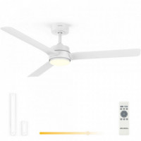 Ventilador de Techo GRUNKEL SKYEASY52 con Luz Led 18W y Mando a Distancia (52")