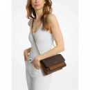 Bolso de hombro Claire grande con logotipo MK de Michael Kors