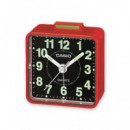 CASIO Reloj Despertador Mod TQ-140-4DF Rojo