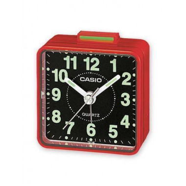 CASIO Reloj Despertador Mod TQ-140-4DF Rojo