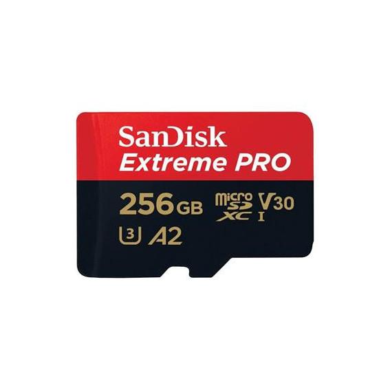 SANDISK Tarjeta Memoria Micro SDXC 256Gb Con Adaptador Extreme Pro UHS-I 4K 200MB/s QuickFlow