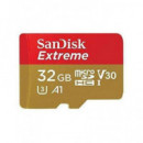 SANDISK Tarjeta Memoria Micro SD A1 32Gb Extreme, 4K, UHD,UHS, 100Mb/s 667x