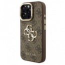 GUESS CARCASA 4G SOPORTE CAMARA IPHONE 15 PRO MAX MARRON