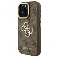 GUESS CARCASA 4G SOPORTE CAMARA IPHONE 15 PRO MAX MARRON