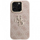 GUESS CARCASA 4G SOPORTE CAMARA IPHONE 15 PRO MAX ROSA