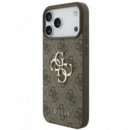 GUESS CARCASA 4G IPHONE 17 PRO MAX MARRON