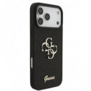 GUESS CARCASA GLITTER 4G IPHONE 17 PRO MAX NEGRO