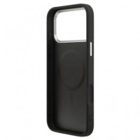 GUESS CARCASA MAGSAFE TRIANGLE IPHONE 17 PRO MAX NEGRO