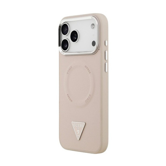 GUESS CARCASA MAGSAFE TRIANGLE IPHONE 17 PRO MAX ROSA