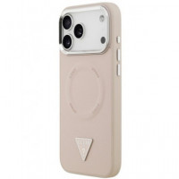 GUESS CARCASA MAGSAFE TRIANGLE IPHONE 17 PRO MAX ROSA
