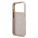 GUESS CARCASA MAGSAFE RING 4G IPHONE 17 PRO ROSA