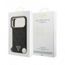 GUESS CARCASA MAGSAFE 4G TRIANGLE IPHONE 17 PRO MAX GRIS
