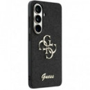 GUESS CARCASA 4G GLITTER SAMSUNG S26 NEGRO