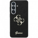 GUESS CARCASA 4G GLITTER SAMSUNG S26 NEGRO