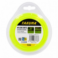Nylon Corte Desbrozadora Redondo 1.6MMX25M TAKUMA