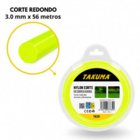 Nylon Corte Desbrozadora Redondo 3.0MMX56M TAKUMA