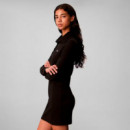 VESTIDO WOVEN LABEL HENLEY