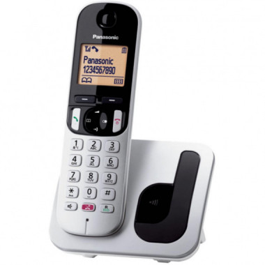 Tel&eacute;fono Inal&aacute;mbrico Panasonic KX-TGC250SPS Plata
