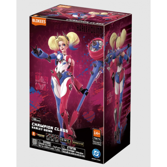 Figura Maqueta Harley-quinn  BLOKEES