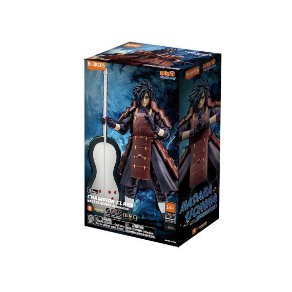 Figura Maqueta Blokee Madara Uchiha Champion Class Naruto  BLOKEES
